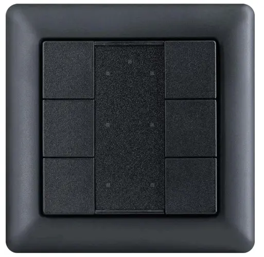 Digidim 146 Dali-2 panel 6 kn. Sort 