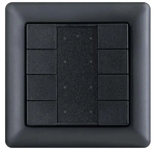 Digidim 148 Dali-2 panel 8 kn. Sort 