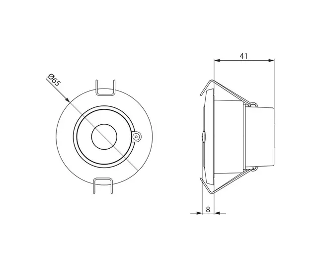 Digidim 321 Multisensor DALI Hvit 