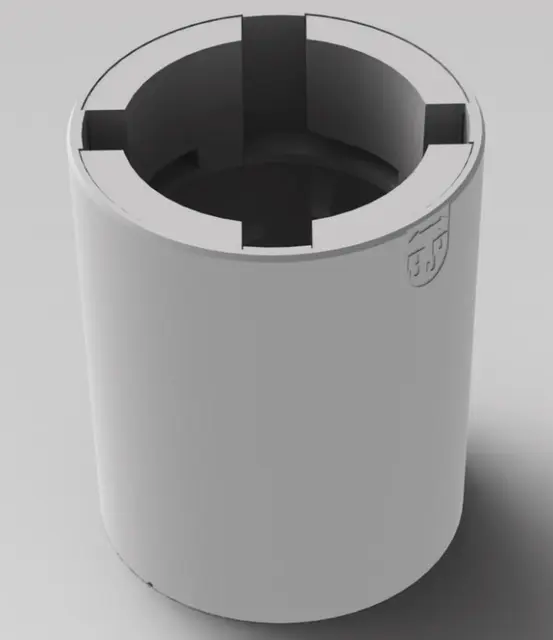 Påveggskappe Digidim 32x Sensor Hvit Hvit, til Digidim 32X Sensorer 