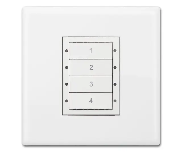 Digidim 137, Trykknapp panel 4 kn. 4 Scener, hvt 