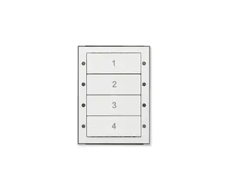 Digidim 137 Dali-2 Trykkknapp panel 4 kn 4 scener, Hvit