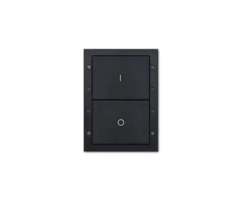 Digidim 131 Dali-2 Trykknapp panel 2 kn. Av/p&#229;, Sort