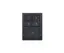 Digidim 134B, Trykknapp panel 5 kn 4 scener + Av, Sort 