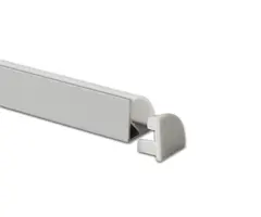 Aluminiumsprofil for Hj&#248;rne, HL-BAPL006 Aluminiumsprofil for Hj&#248;rne 2M Opal/Klar