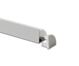 Aluminiumsprofil for Hj&#248;rne 2M Opal/Klar HL-BAPL006