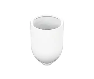 Stucc. Plastkopp &#216;1,5mm Hvit