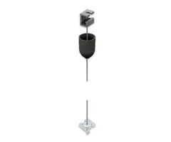 Onetrack Opphengskit 2 med 5m wire,Sort