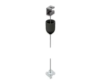 Onetrack Opphengskit 2 med 5m wire,Sort