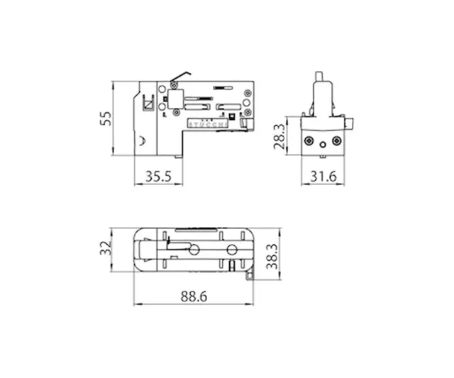 Onetrack Adapter 9209-4/B Sort 
