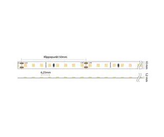Ledstrip HighO 24V 4,8w/m 5m 3000K Ledstrip HighO 24V 4,8w/m 5m 3000K
