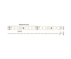 Ledstrip High Output 24V 9,6w/m 2700K 5m