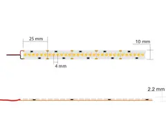 LED Flex 24V 5M 19,2W/m 2700K 240LED/m 240 LED/m IP20