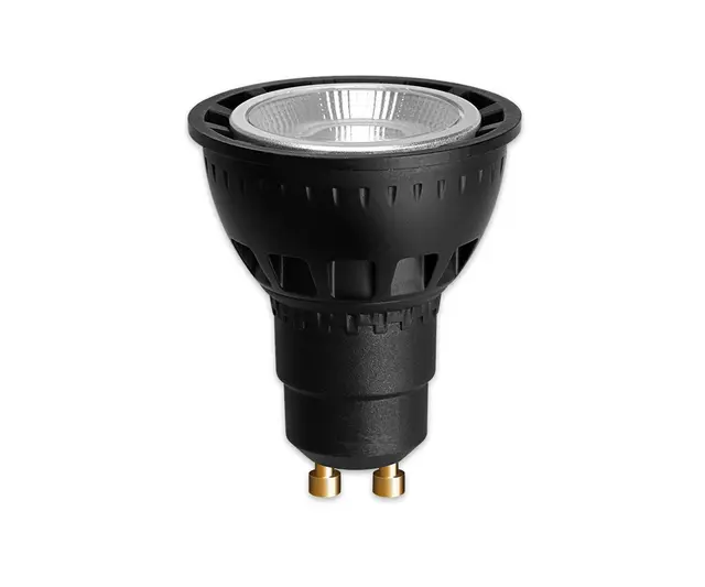 LED Pære GU10 DimToWarm Svart 4,5W 