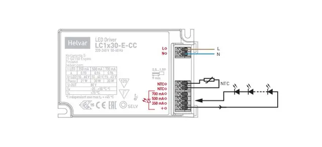 LED Driver LC1x30w-E-CC 