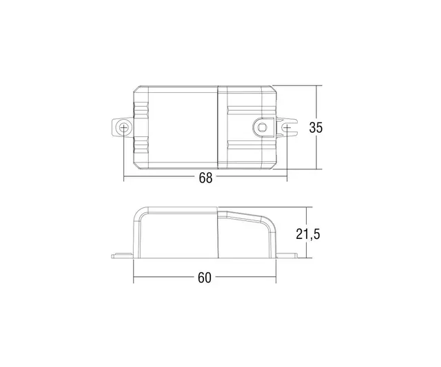 LED Driver DC 4W 350 mA BULL LED Driver DC LED 8W 350 mA BULL 