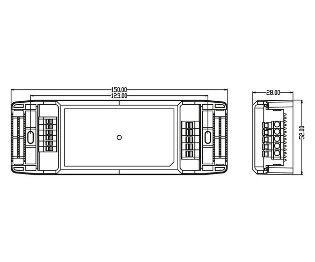 LED Driver 25W/24V Leading & Trailing edge dimmming 