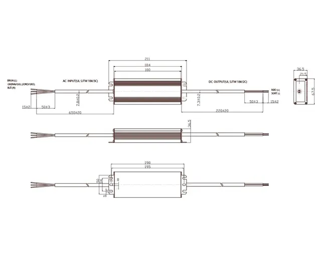 LED Driver 12V 100W IP67 