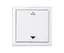 Digidim 183W, EnOcean Panel Singel 2 Opp/ned, Hvit 