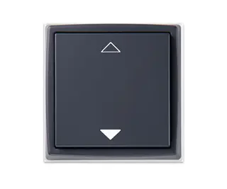 Digidim 183B, EnOcean Panel Singel 2 Opp/ned, Sort