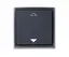 Digidim 183B, EnOcean Panel Singel 2 Opp/ned, Sort 