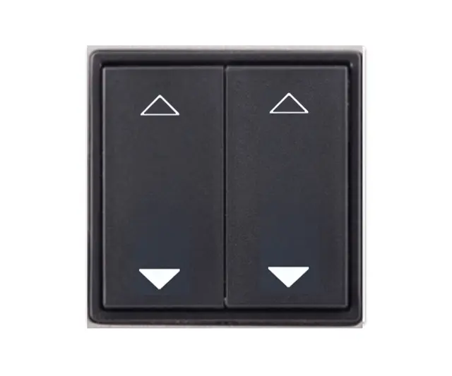 Digidim 184B, EnOcean Panel Dobbel Sort 