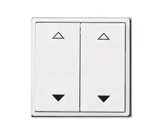 Digidim 184W, EnOcean Panel Dobbel 4 Av/p&#229;, Hvit