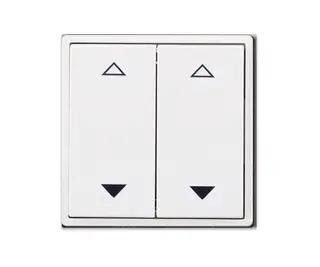 Digidim 184W, EnOcean Panel Dobbel 4 Av/p&#229;, Hvit