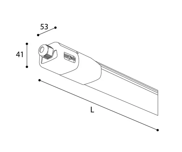 Hermetic Avant 60w ON/OFF 1500x53x41 