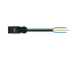 Wago 3P avtapnig 0,5m 1mm2 So Wago 3P avtapnig 0,5m 1mm2 Sort