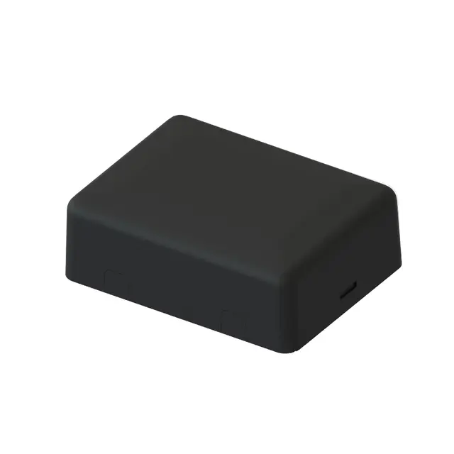 Koblingsboks IP20 sort 100x75x35 Snapplokk. Strekkavlaster og klemmer 