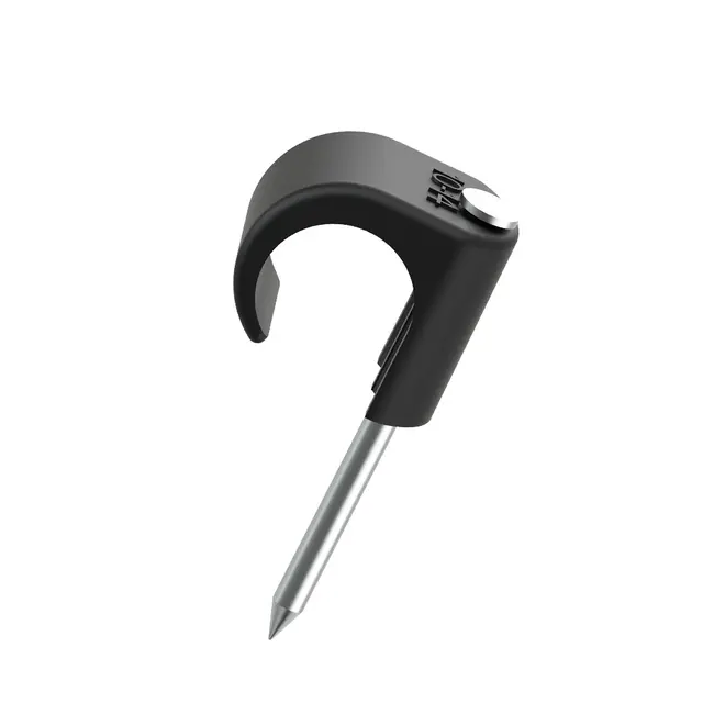 Klips 10-14 sort syrefast stift  100 stk 
