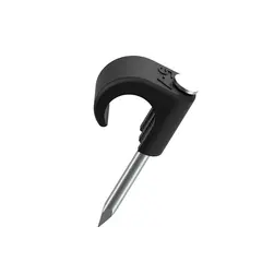 Klips 5-7 sort syrefast stift  100 stk