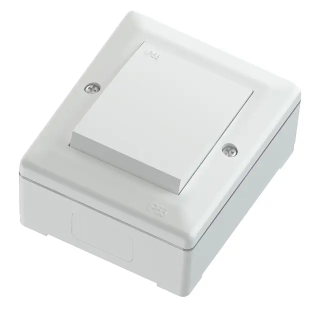 Bryter IP55 16A/1 polarhvit 1 pol 