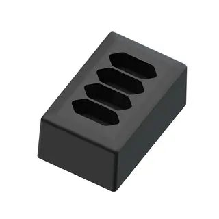 4-vei Euro stikk. p&#229;vegg 6A+/j sort