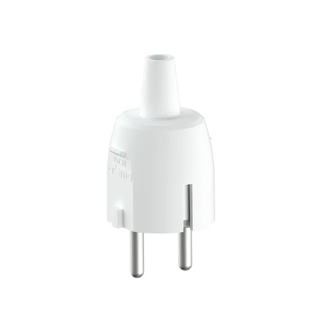 Støpsel PVC 16A m/ topp hvit IP20 