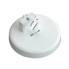 DCL m/st&#248;psel og krok. P&#229;vegg  hvit 6A 83mm M4