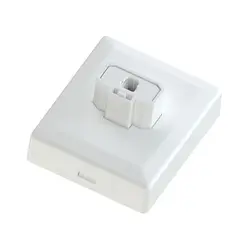 DCL m/st&#248;psel. P&#229;vegg. hvit 6A