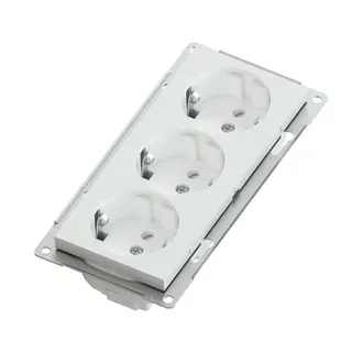 Trippel stikk innfelt u/ramme hvit 16/j